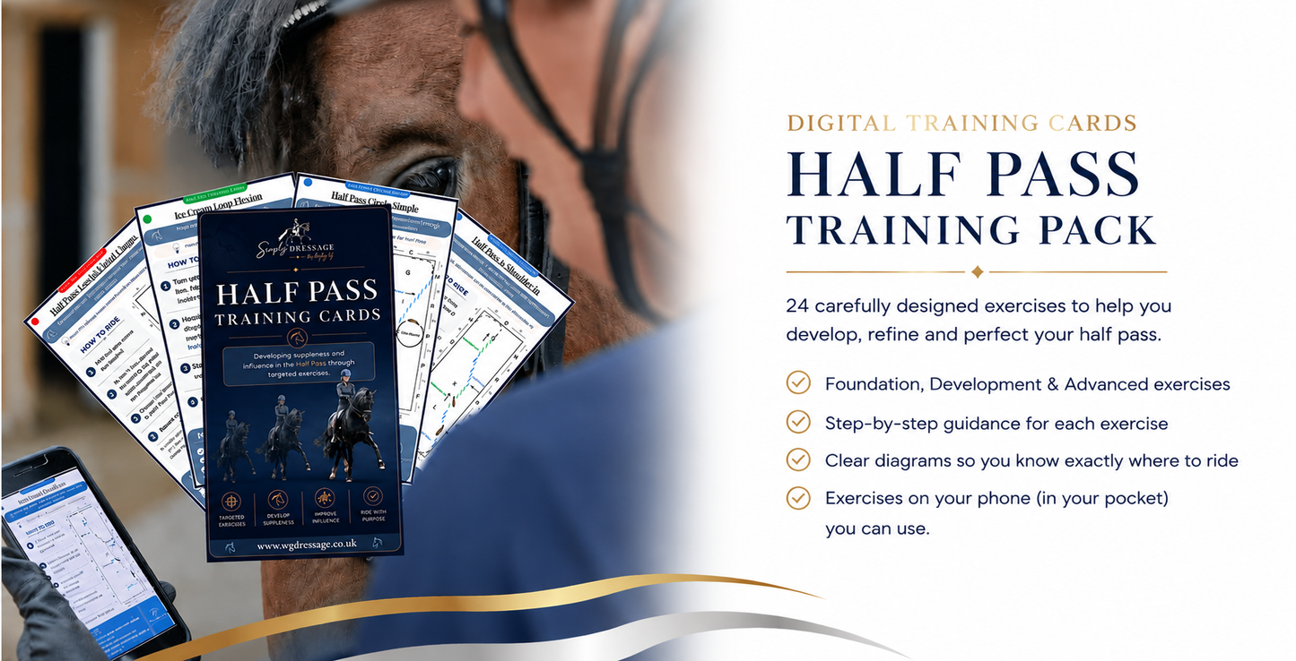 Half Pass Digital Training Cards