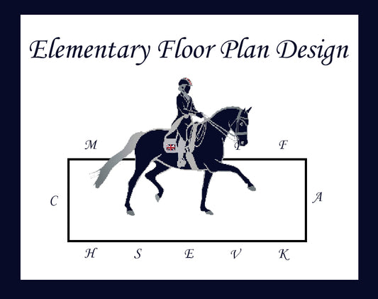 Elementary Dressage to Music Bespoke Floor Plan Design