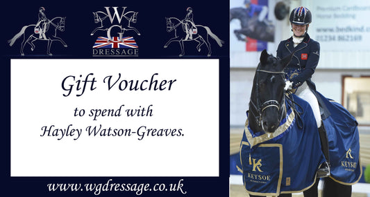 Gift Voucher For Dressage Video Coaching